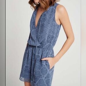 Women's xs bcbgeneration blue romper